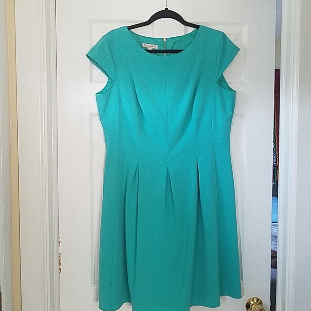 Dressbarn Teal Midi Dress